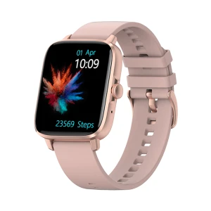 Smartwatch damski DT102 - różowy pasek silikonowy