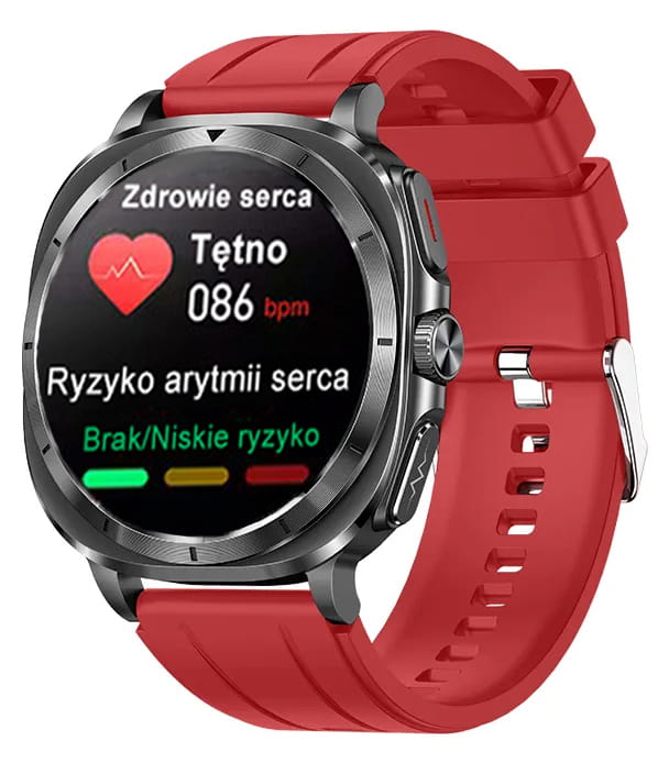 GARIS GS100 - bordowy pasek silikonowy - 13.jpg