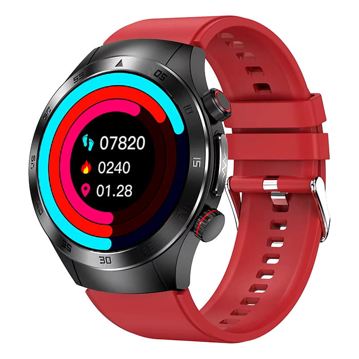 Kardiowatch GARIS EKG-GS800 - bordowy pasek silikonowy - 8.jpg