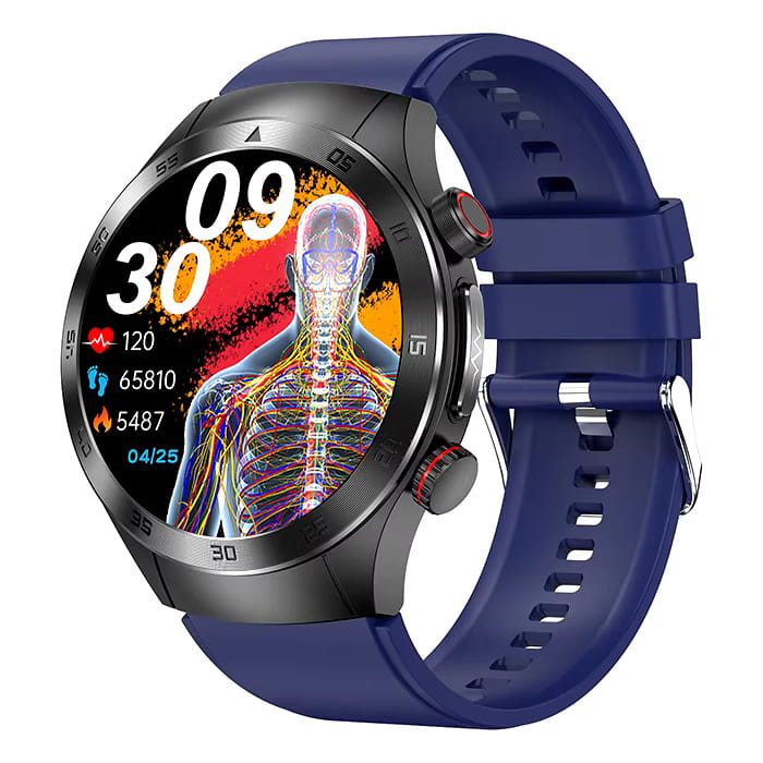 Kardiowatch GARIS EKG-GS800 - granatowy pasek silikonowy.jpg