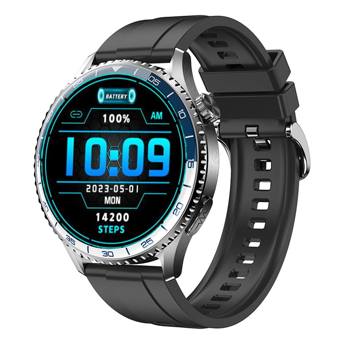 Garis EKG-GS400 - czarny pasek silikonowy.jpg