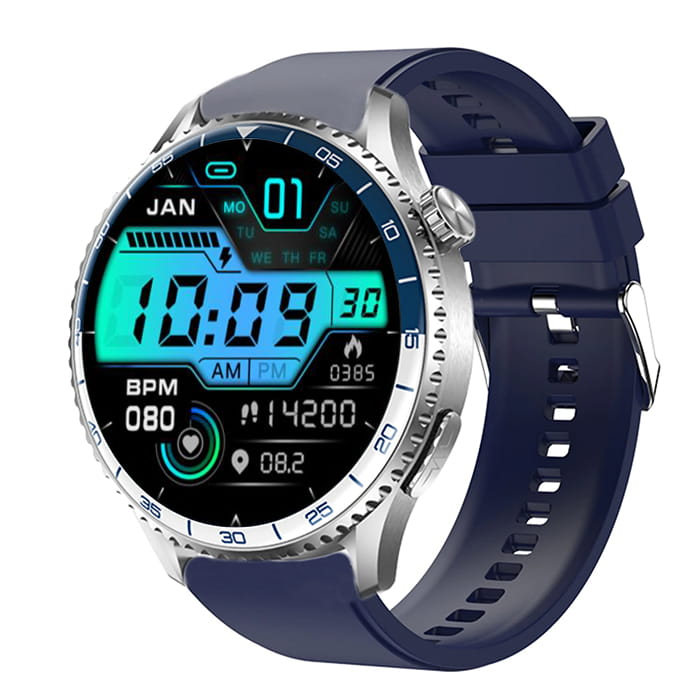 Garis EKG-GS400 - granatowy pasek silikonowy - 3.jpg