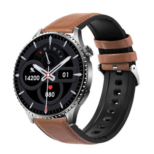 Garis EKG-GS500 - brązowy pasek skórzany - 7.jpg