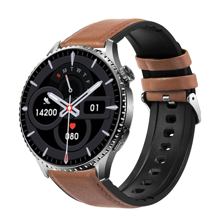Garis EKG-GS500 - brązowy pasek skórzany - 7.jpg