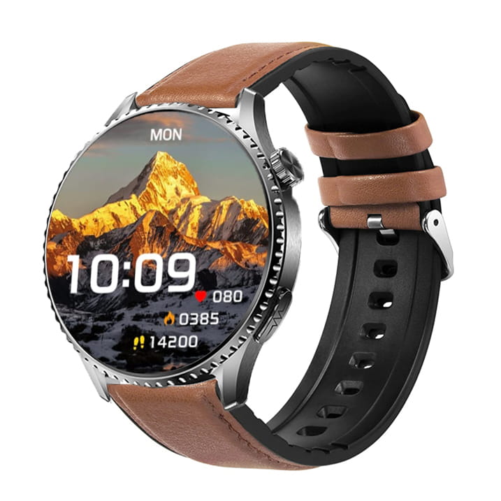 Garis EKG-GS500 - brązowy pasek skórzany - 8.jpg
