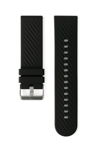 Pasek silikonowy do zegarka smartwatch 22mm - czarny.jpg