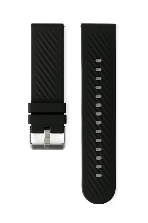 Pasek silikonowy do zegarka smartwatch 22mm - czarny.jpg