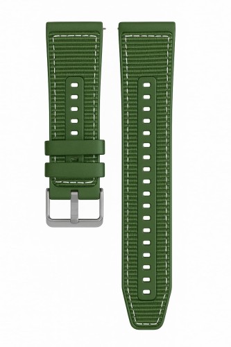 PASEK SILIKONOWO NYLONOWY DO ZEGARKA SMARTWATCH 22MM - ZIELONY.jpg