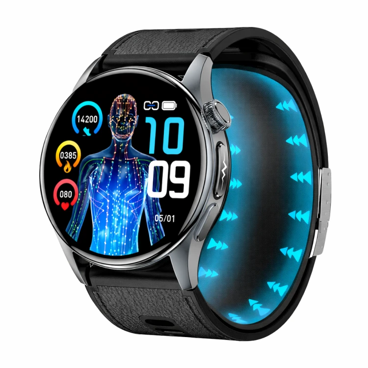 Kardiowatch EKG GARIS GS900-S PRO - czarny pasek skórzany.png