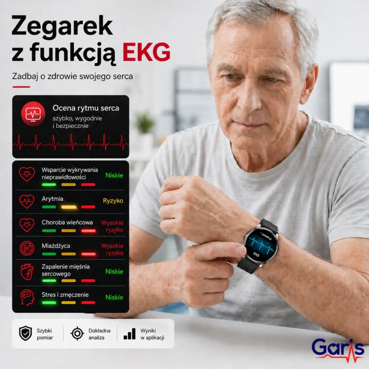 Kardiowatch EKG GARIS GS900-R PRO - Pomiar EKG - 2.png