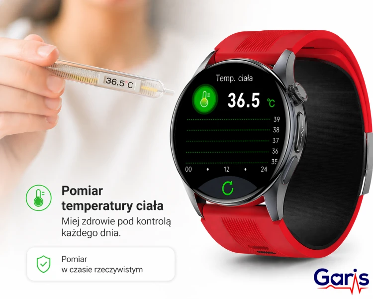 Kardiowatch EKG GARIS GS900-R PRO - Temperatura ciała - 1.png