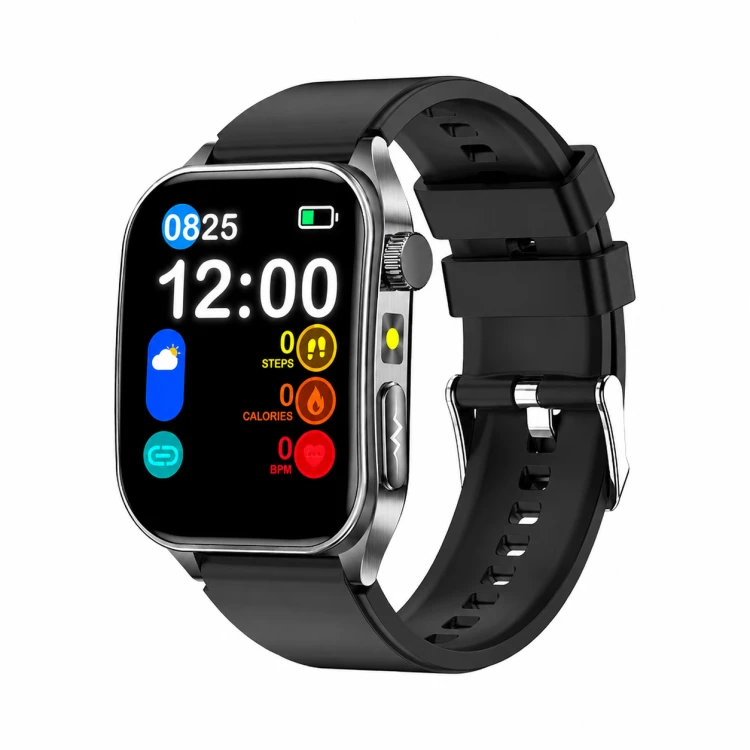 Kardiowatch EKG GARIS GS620 - czarny pasek silikonowy - 5.png