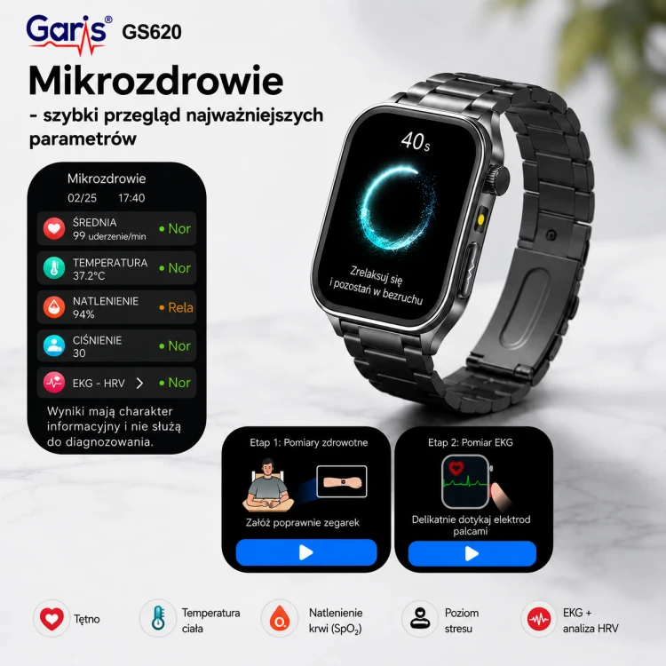Kardiowatch EKG GARIS GS620 - Funkcja Mikrozdrowie.png
