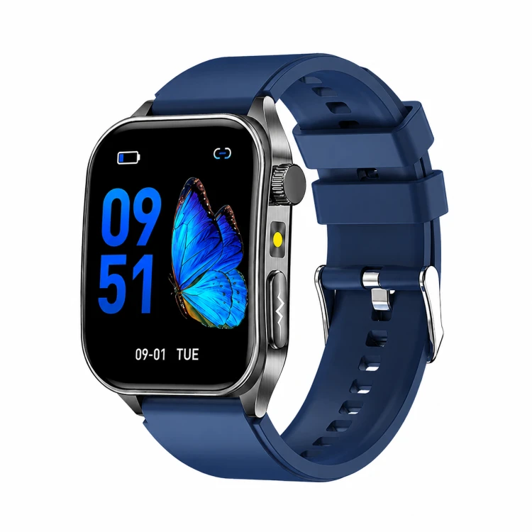 Kardiowatch EKG GARIS GS620 - granatowy pasek silikonowy - 7.png
