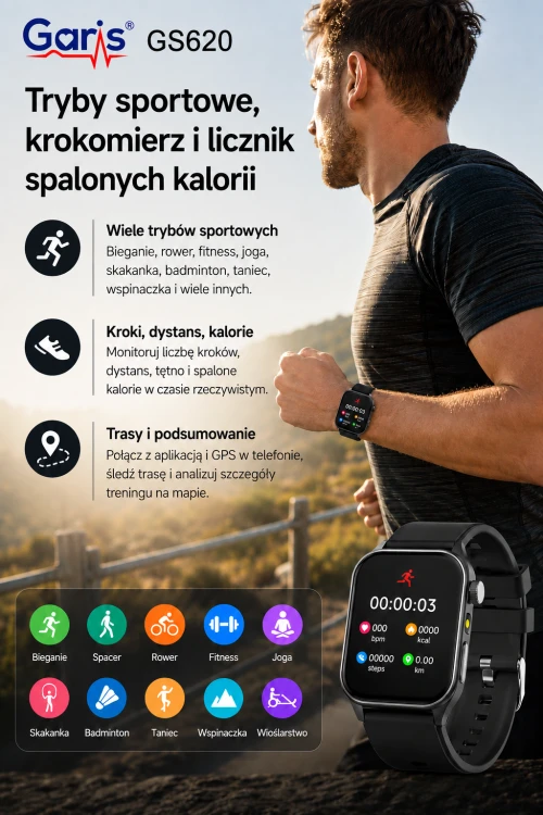 Kardiowatch EKG GARIS GS620 - Tryby i funkcje sportowe.png