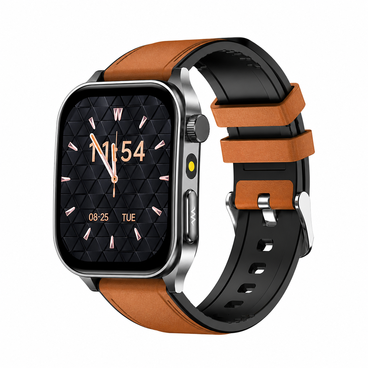 Kardiowatch EKG GARIS GS620 - brązowy pasek skórzany - 6.png